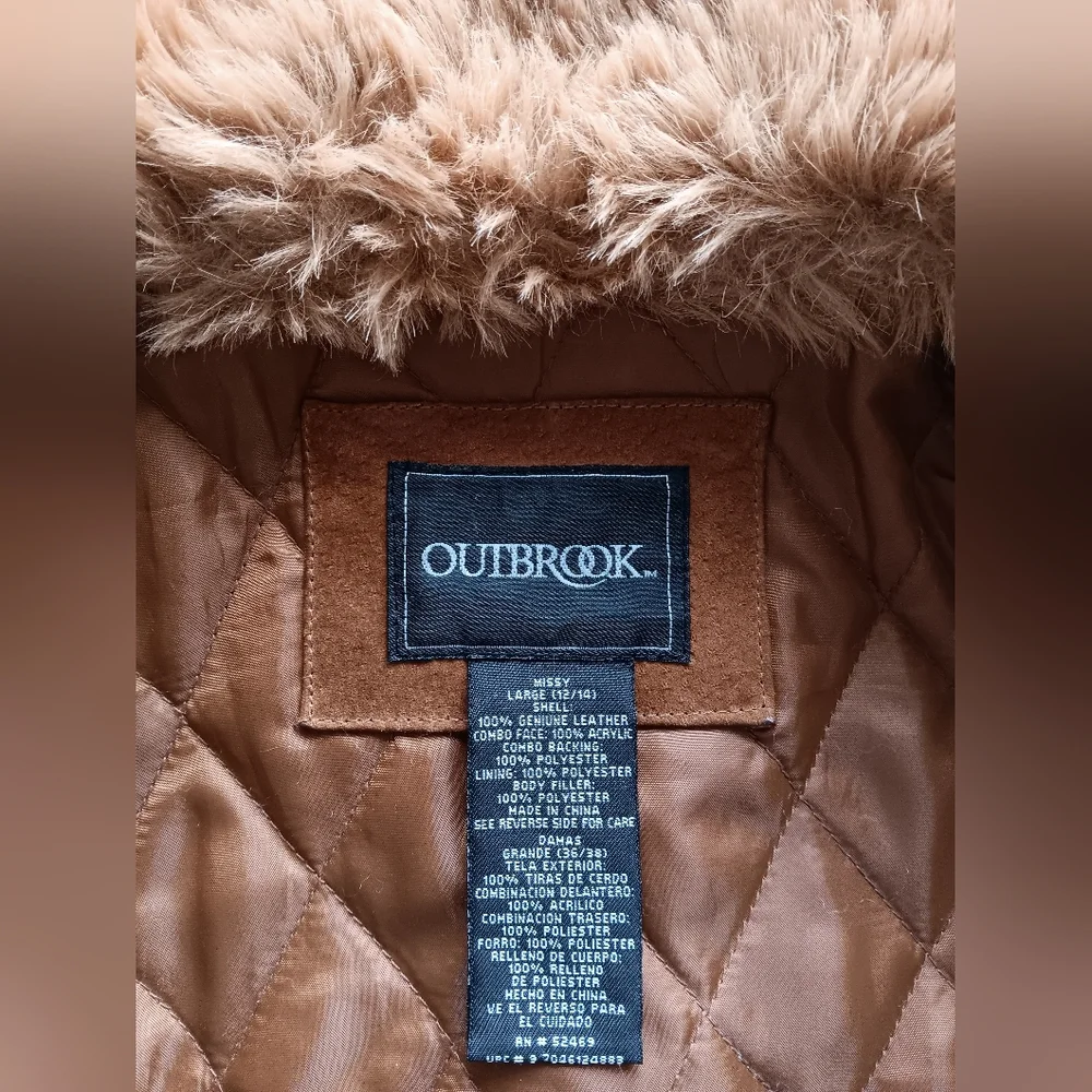 Vintage 90s Y2K Penny Lane Jacket Removable Fur Liner - Picture 13 of 16